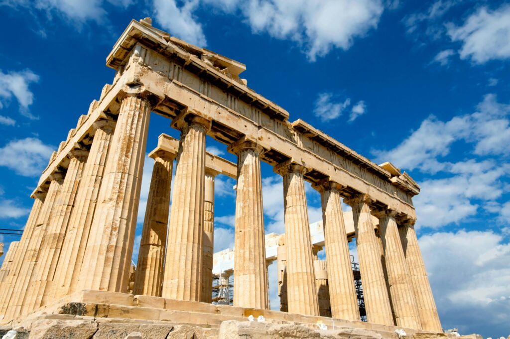 Low Angle Photograph of the Parthenon during Daytime